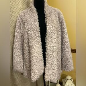 lr Vintage Cozy Textured Cream Jacket